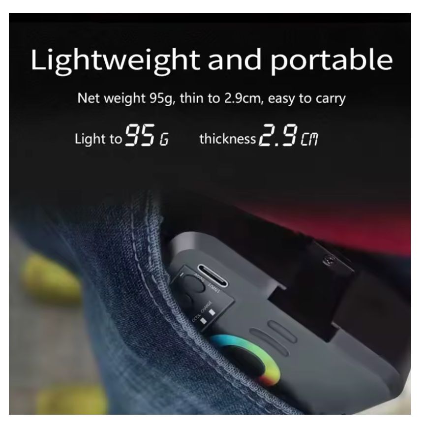 Luz LED W70 RGB Portátil