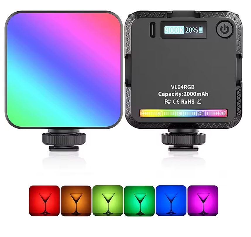 Luz LED Profesional W64 RGB