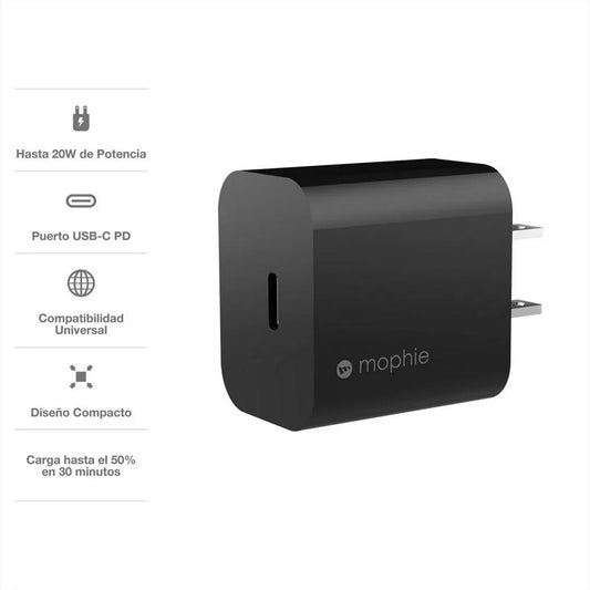 Cargador de Pared Mophie USB-C PD 20W