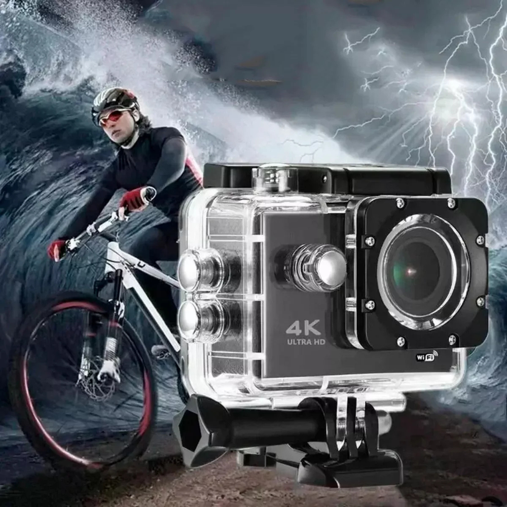 Cámara Deportiva 4K Tipo GoPro