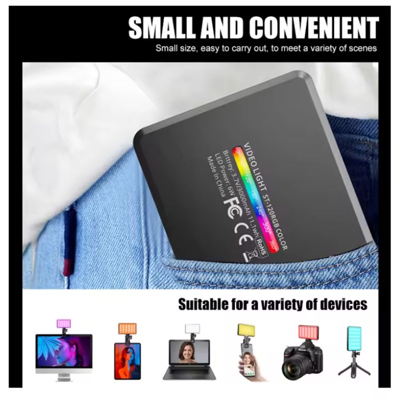 Luz LED Profesional ST-120 RGB