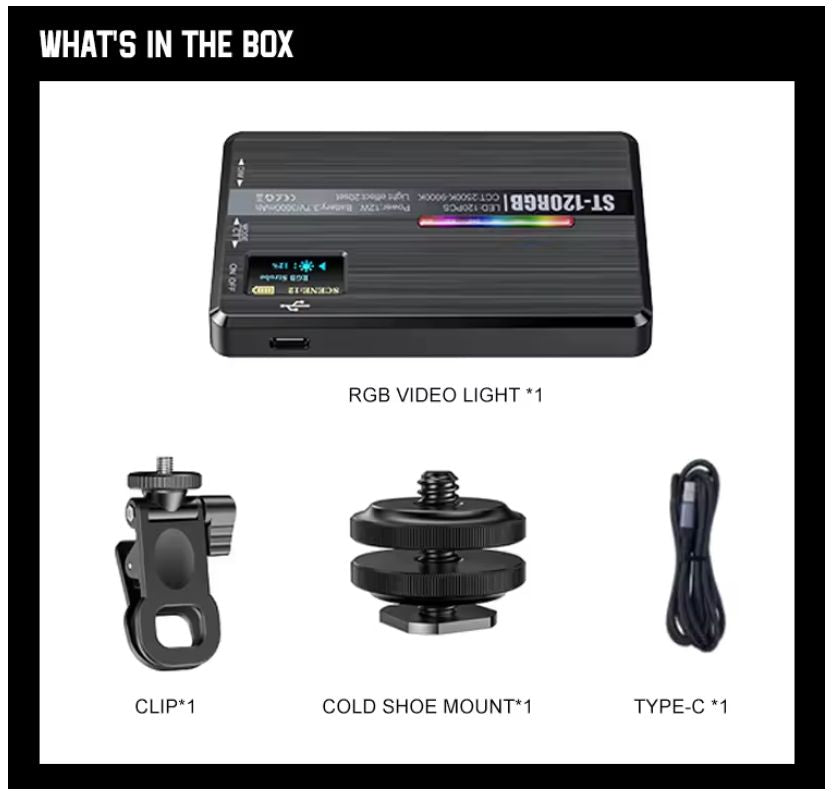 Luz LED Profesional ST-120 RGB
