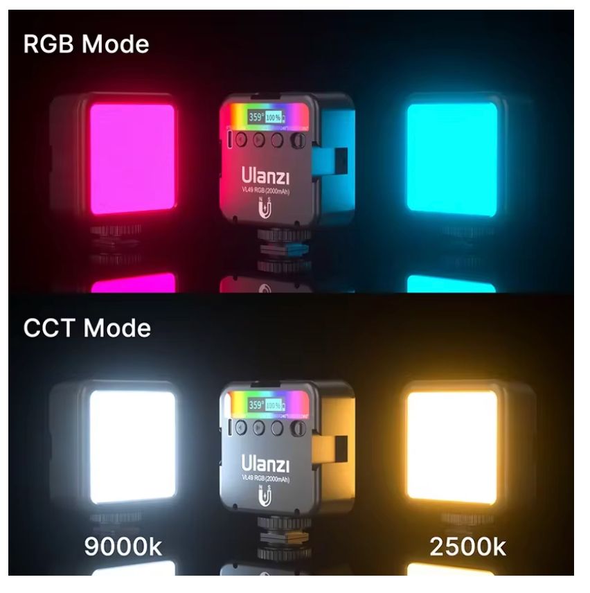 Luz LED Ulanzi VL-49 RGB